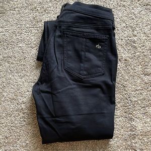 RAG AND BONE. Black Legging Jean. Size 25